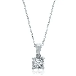 Diamond Illusion Pendant In