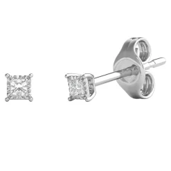 Diamond Illusion Stud Earrings In