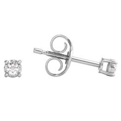 Diamond Illusion Stud Earrings In