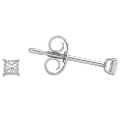 Diamond Illusion Stud Earrings In