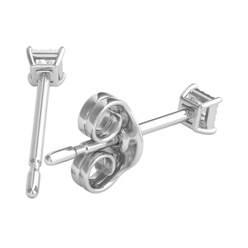 Diamond Illusion Stud Earrings In