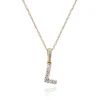 Diamond Initial Pendant In (1/10 Ct. Tw.)
