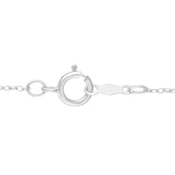 Diamond Kite-Set Cross Pendant In 10K White Gold (1/4 Ct. Tw.)