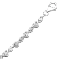 Diamond Line Bracelet In Sterling Silver (1/4 Ct. Tw.)