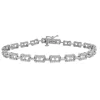 Diamond Link Bracelet In 10K White Gold (1 Ct. Tw.)