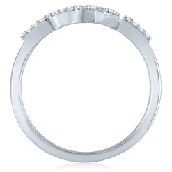 Diamond Love Ring In Sterling Silver (1/7 Ct. Tw.)