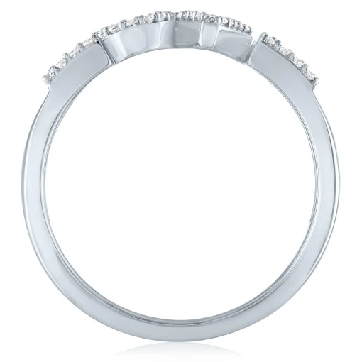 Diamond Love Ring In Sterling Silver (1/7 Ct. Tw.)
