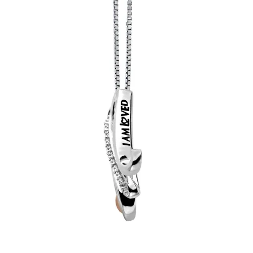 Diamond "M" Initial Necklace