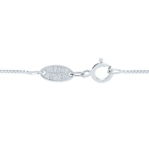 Diamond Mom Pendant In Sterling Silver & 14K Rose Gold