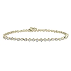 Diamond Multi-Shape Bracelet In 10K Yellow Gold (1 Ct. Tw.)