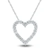 Diamond Open Heart Pendant (1/2 Ct. Tw.)