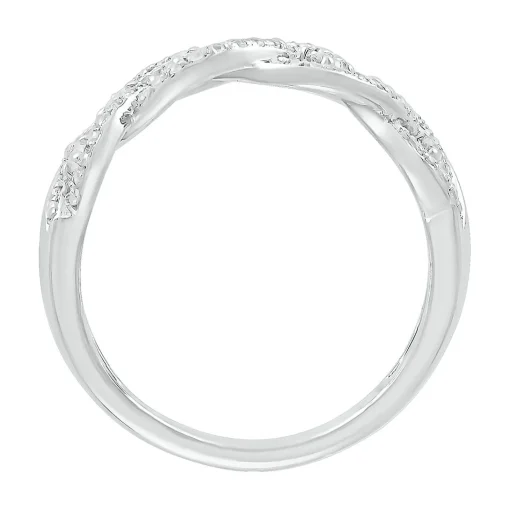 Diamond Open Ring In 10K White Gold (1/2 Ct. Tw.)