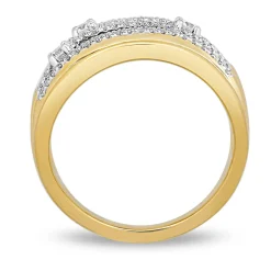 Diamond Open Ring In 10K Yellow Gold (1/2 Ct. Tw.)