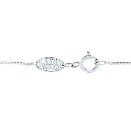 Diamond Palm Tree Pendant With Heart Accent In Sterling Silver & 14K Rose Gold