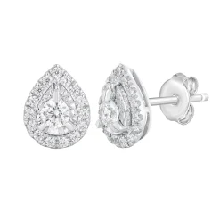 Diamond Pear-Shaped Earrings In (1/2 Ct. Tw.)