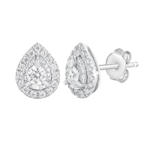 Diamond Pear-Shaped Earrings In (1/2 Ct. Tw.)