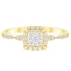 Diamond Promise Ring In 10K Yellow Gold (1/4 Ct. Tw.)
