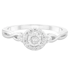 Diamond Promise Ring In 10K White Gold (1/5 Ct. Tw.)