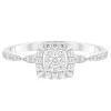 Diamond Promise Ring In 10K White Gold (1/4 Ct. Tw.)