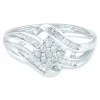 Diamond Promise Ring In 10K White Gold (1/3 Ct. Tw.)
