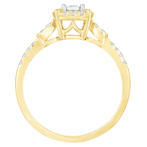 Diamond Promise Ring In 10K Yellow Gold (1/4 Ct. Tw.)