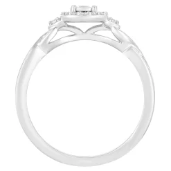 Diamond Promise Ring In 10K White Gold (1/5 Ct. Tw.)