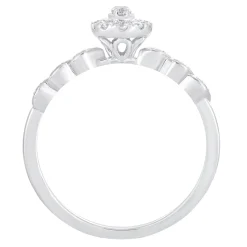 Diamond Promise Ring In 10K White Gold (1/5 Ct. Tw.)