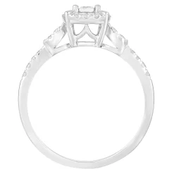 Diamond Promise Ring In 10K White Gold (1/4 Ct. Tw.)
