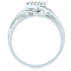 Diamond Promise Ring In 10K White Gold (1/3 Ct. Tw.)