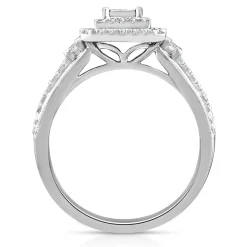 Diamond Promise Ring In 10K White Gold (3/8 Ct. Tw.)