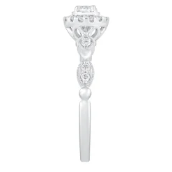 Diamond Promise Ring In 10K White Gold (1/3 Ct. Tw.)