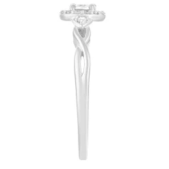 Diamond Promise Ring In 10K White Gold (1/5 Ct. Tw.)