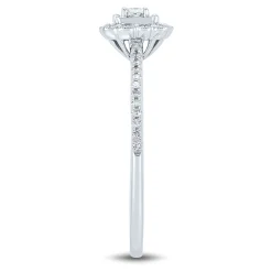 Diamond Promise Ring In 10K White Gold (1/4 Ct. Tw.)
