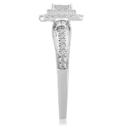 Diamond Promise Ring In 10K White Gold (3/8 Ct. Tw.)