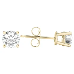 Diamond Round Solitaire Stud Earrings In (1 Ct. Tw.)