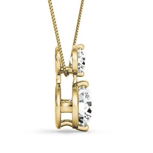 Diamond Slider Pendant In 14K Yellow Gold (1/4 Ct. Tw.)