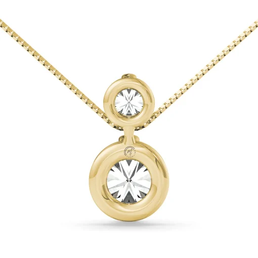 Diamond Slider Pendant In 14K Yellow Gold (1/4 Ct. Tw.)