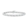 Diamond S-Link Bracelet In Sterling Silver (1/4 Ct. Tw.)