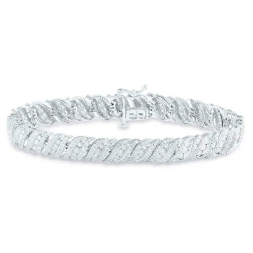 Diamond Tennis Bracelet In 14K White Gold (5 Ct. Tw.)