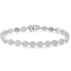Diamond Tennis Bracelet In 10K White Gold (4 Ct. Tw.)