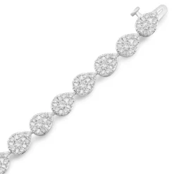 Diamond Tennis Bracelet In 10K White Gold (4 Ct. Tw.)