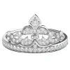 Diamond Tiara Ring In Sterling Silver (1/4 Ct. Tw.)
