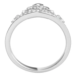 Diamond Tiara Ring In Sterling Silver (1/4 Ct. Tw.)