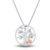 Diamond Tree Of Life Pendant In Sterling Silver