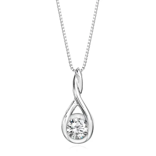 Diamond Twist Pendant