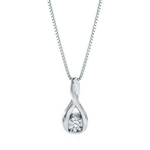 Diamond Twist Pendant