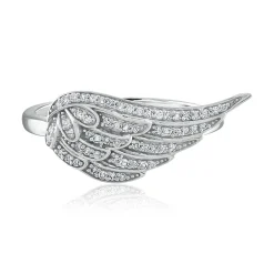 Diamond Wing Ring In 14K Gold (1/5 Ct. Tw.)