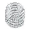 Diamond Woven Band In 10K White Gold (4 Ct. Tw.)