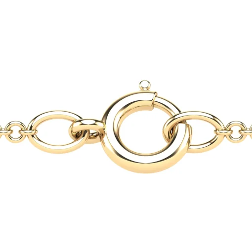 Emerald And Diamond Accent Marquise Halo Pendant In 10K Yellow Gold