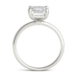 Emerald-Cut Moissanite Ring In 14K White Gold (2 1/2 Ct.)